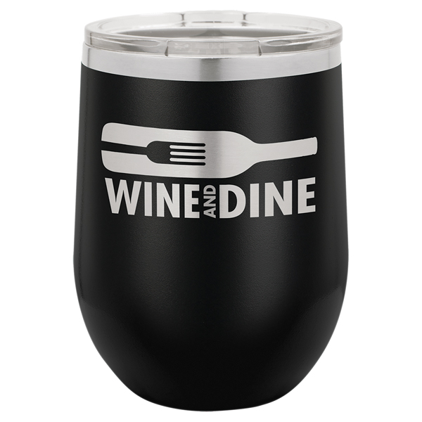 SS23 Polar Camel Wine Glass 12 oz BK