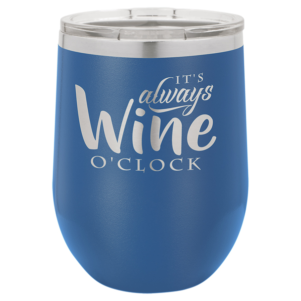 SS24 Polar Camel Wine Glass 12 oz Blue