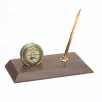T24SM 2.5 Target and Funnel Pen on Walnut base